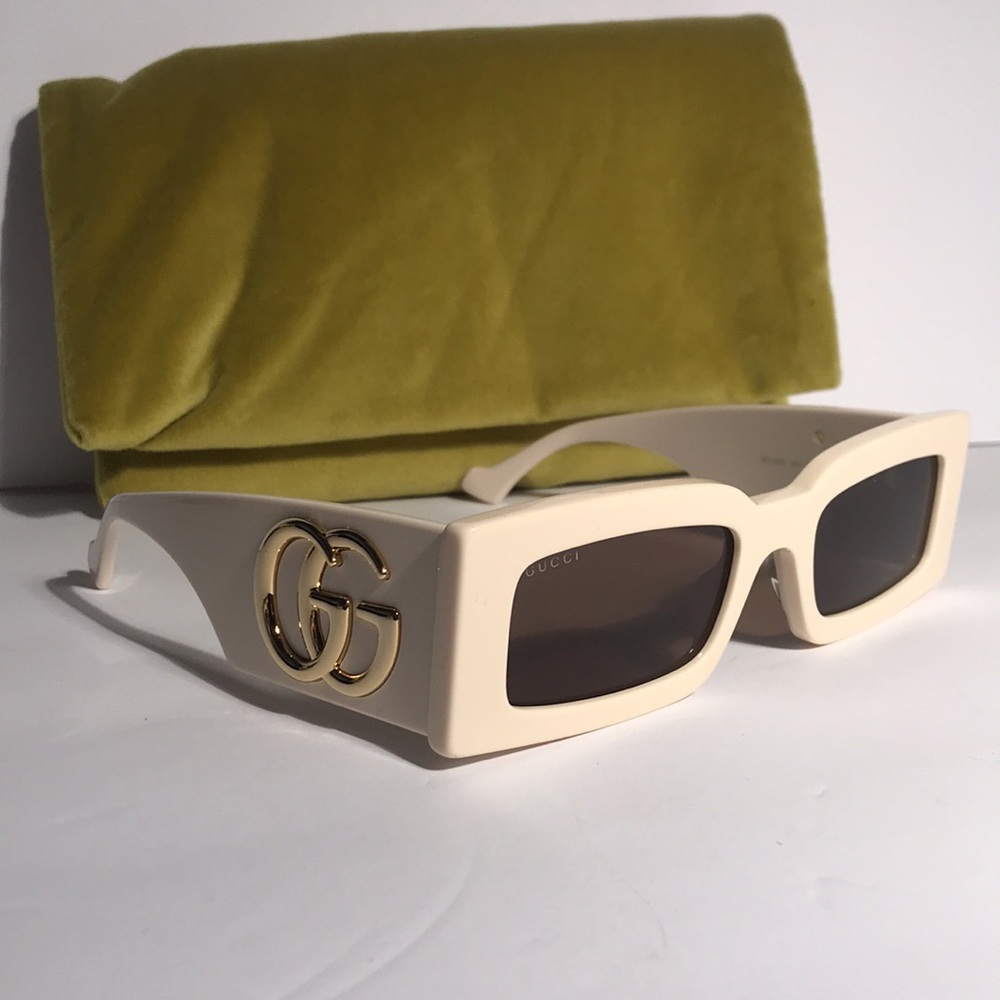 ✨ Authentic Gucci GG1425S Rectangular Sunglasses … - image 5
